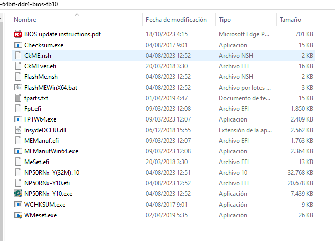 List of files!