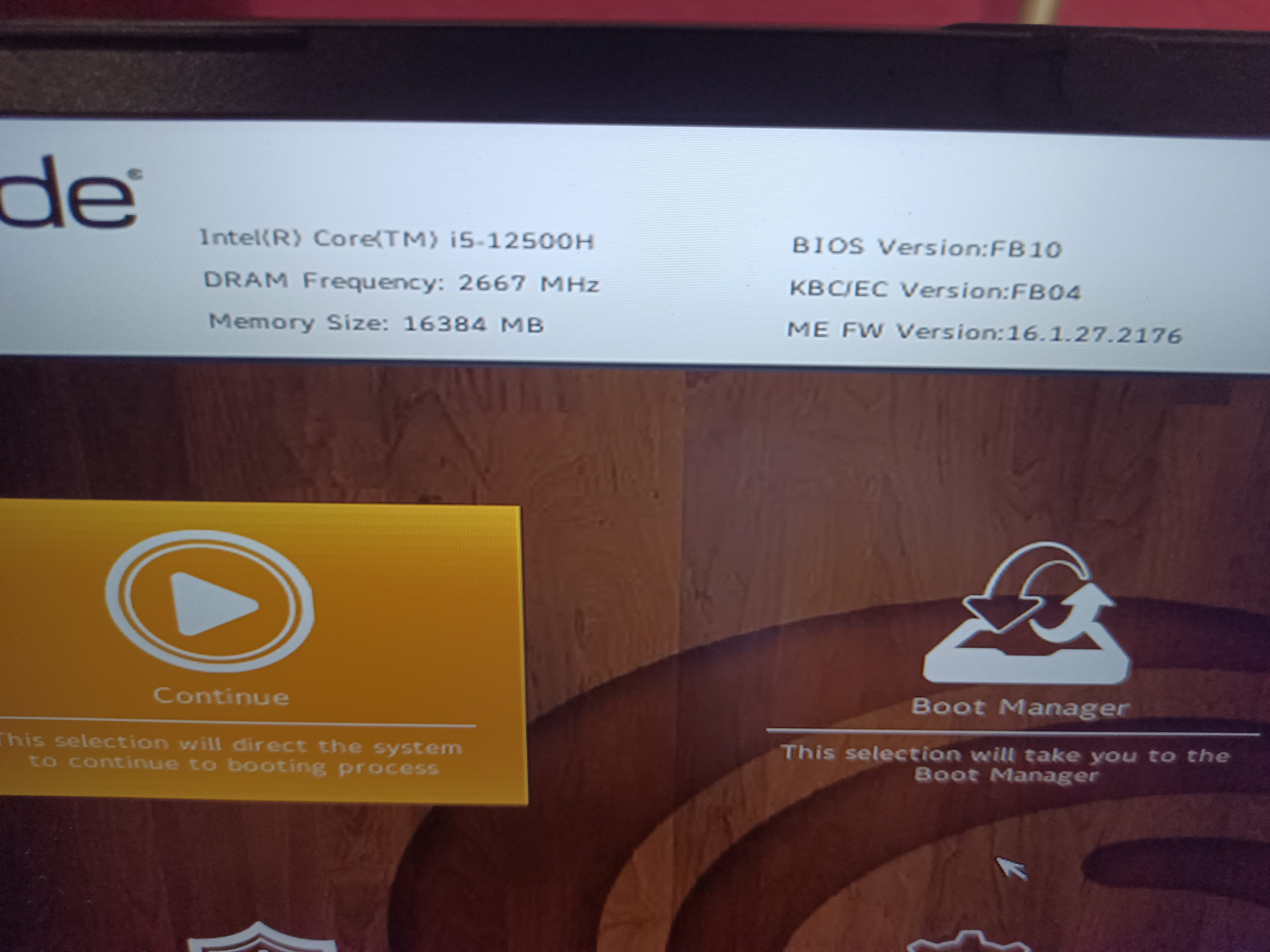 Bios updated version!